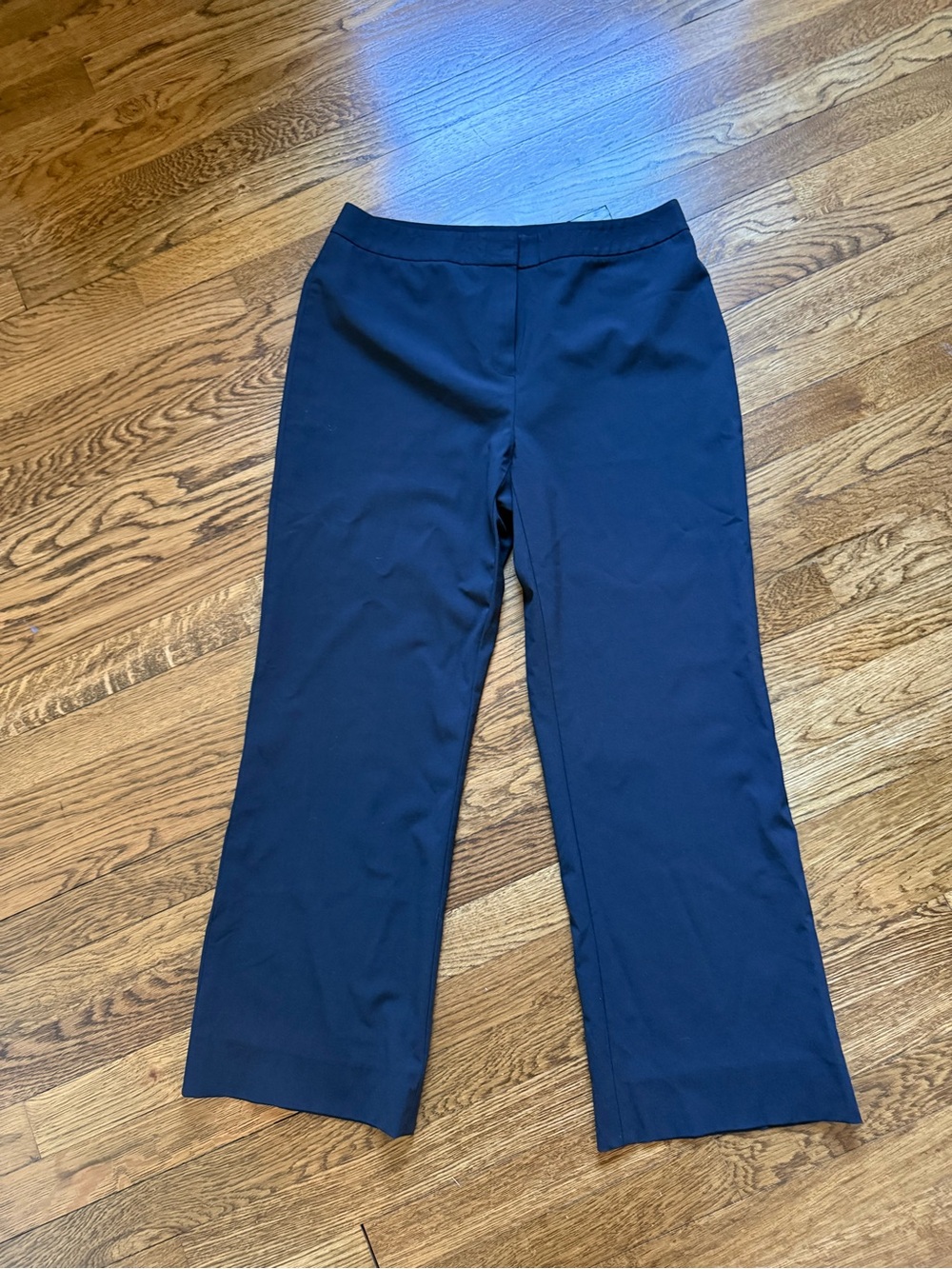 Lafayette 148 Black Trouser Dress Pants Wool size 8
